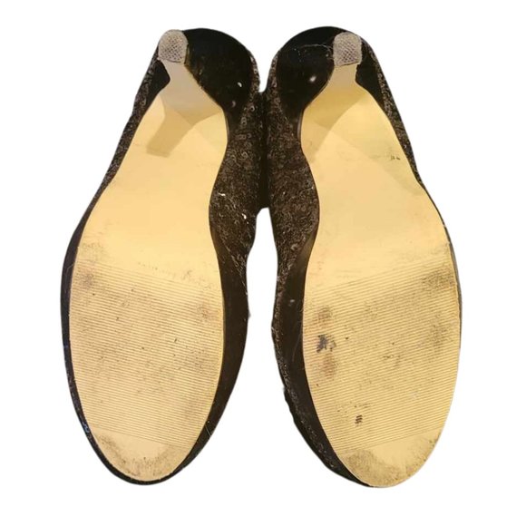 Olsenboye Black Sequin Heels - Picture 8 of 8